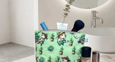 Necessaire Artesanal - Azulejos ou Capivaras