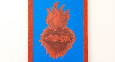 Poster Sagrado Coração Antigo Az