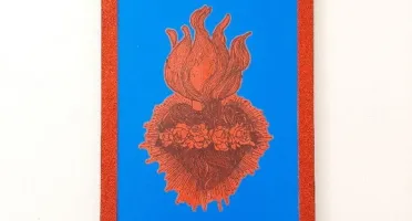 Poster Sagrado Coração Antigo Az