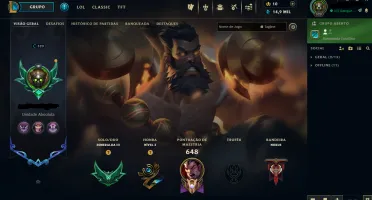 Conta Lol 2016 Dono Único | Esmeralda | 145 Skins | Lvl 329
