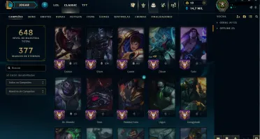 Conta Lol 2016 Dono Único | Esmeralda | 145 Skins | Lvl 329