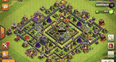 Clash of clans cv9 full defesas barato
