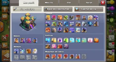 ⭐ Conta Clash of Clans CV14 Full TOP ⭐