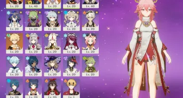 Genshin Ar24: Kazuha, Yae Miko, Staff Of The Scarlet Sands