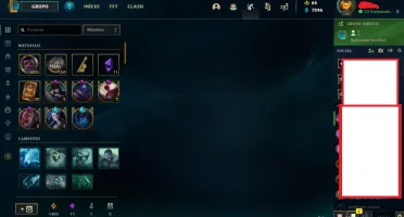 CONTA LEAGUE OF LEGENDS 11 GEMAS