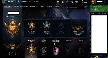 CONTA LEAGUE OF LEGENDS 11 GEMAS
