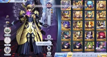 SAINT SEIYA AWAKENING - COM GEMAS AVANÇADAS E LIVROS