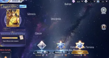 SAINT SEIYA AWAKENING - COM GEMAS AVANÇADAS E LIVROS