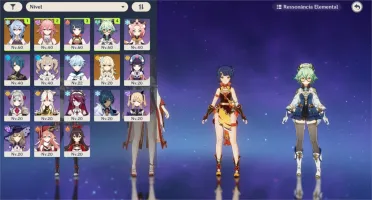 ❄AR38❄Ganyu + Arco de Amos + Yae Miko + Lança Prismática❄