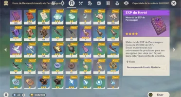 ❄AR38❄Ganyu + Arco de Amos + Yae Miko + Lança Prismática❄
