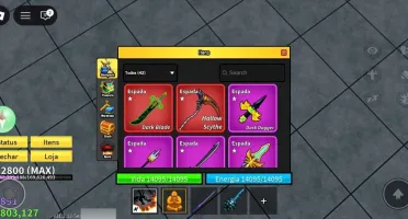 Conta Blox Fruits Gemada (Dragon,Kit E Tiger Perm)