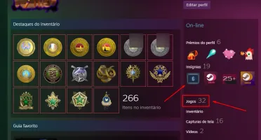 Conta extremamente rara 6 anos impecavel 6.495 horas de jogo