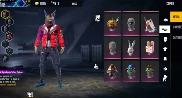Conta de Free Fire (Gola Alta Preta, Barbinha + Bônus!)