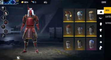 Conta de Free Fire (Gola Alta Preta, Barbinha + Bônus!)
