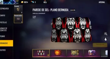 Conta de Free Fire (Gola Alta Preta, Barbinha + Bônus!)