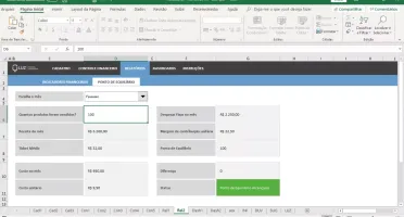 Planilha De Indicadores Financeiros