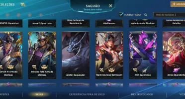 Conta WR platina 46 skins
