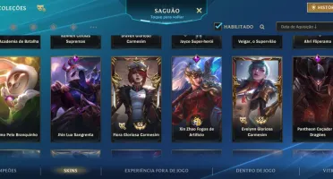 Conta WR platina 46 skins