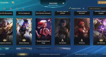 Conta WR platina 46 skins