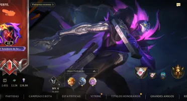 Conta WR platina 46 skins