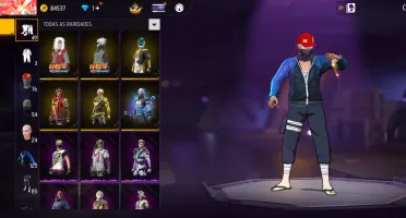 Conta free fire level 59
