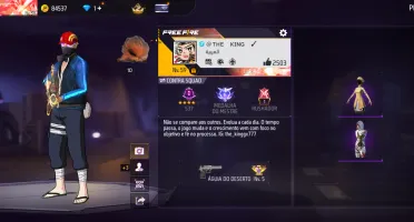 Conta free fire level 59