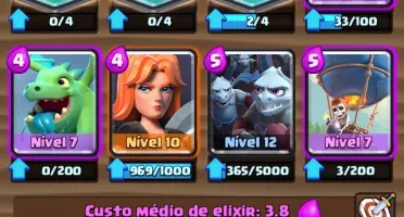 Conta Clash Royale Nv 12, todas as cartas. Venda segura.