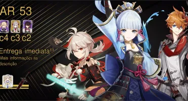 AR 53 Ayaka / Childe / Kazuha / Qiqi c1 entre outros!