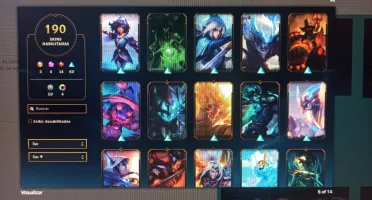 Conta LOL 190 skins negocio preço