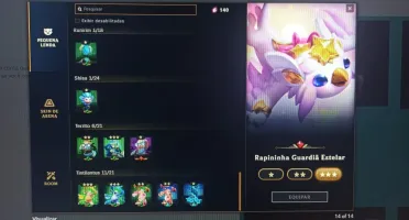 Conta LOL 190 skins negocio preço