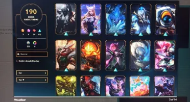Conta LOL 190 skins negocio preço