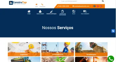 Site para Construtora com Painel Administrativo