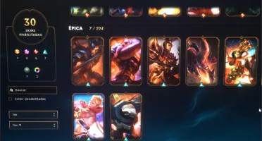 CONTA LOL - GOLD I, 105 Champions 30 Skins