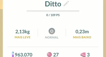 CONTA POKÉMON GO LVL 51 + MEWTWO IV 100% DITTO SHINY