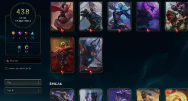 CONTA EX D4 -S14 UNRANKED - COM 438 SKINS