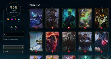 CONTA EX D4 -S14 UNRANKED - COM 438 SKINS