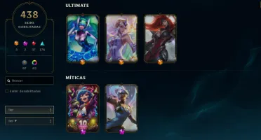 CONTA EX D4 -S14 UNRANKED - COM 438 SKINS