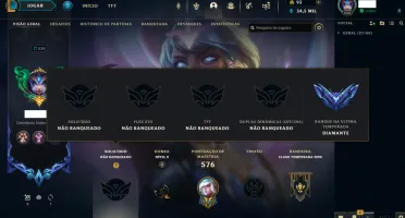 CONTA EX D4 -S14 UNRANKED - COM 438 SKINS