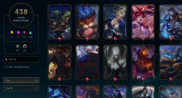 CONTA EX D4 -S14 UNRANKED - COM 438 SKINS