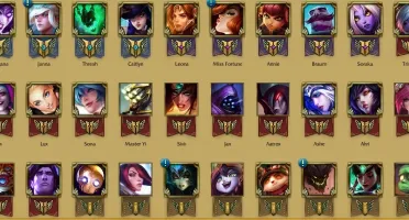 Conta Bronze II com 79 champs + 33 skins