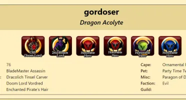 Conta Adventure Quest Worlds