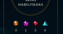Conta lv91 PRATA4 40 SKINS