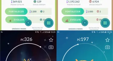 Pokémons Brilhantes - PokémonGO