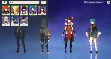 Conta Genshin AR7 Diluc