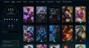 Conta Lol 100% Segura Full Acesso| 153 Skins | Lvl 382