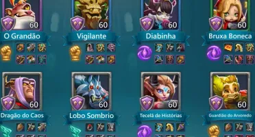 CONTA LORDS MOBILE COM 300M+ DE PODER
