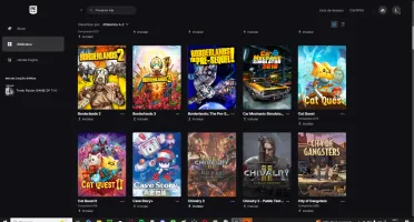 Conta Na EPIC GAMES com 117 jogos