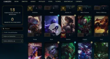 Conta Diamante 4 - Smurf LOL (league of legends) 09