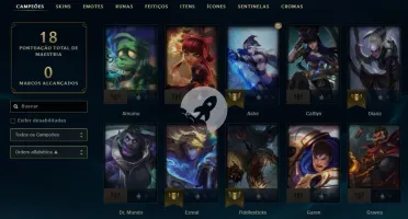 Conta Diamante 4 - Smurf LOL (league of legends) 09