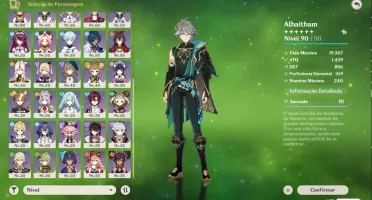 Torro Conta Genshin Ar 55 Raiden C1 + Arma  E Muito Mais